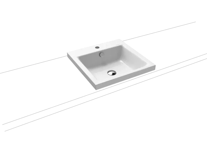Hovedbilde Kaldewei PURO Mod 3153 Toppmontert Servant, 46x46 cm, Alpine White, 1 ...