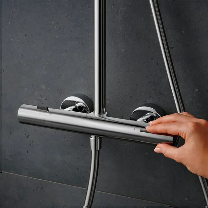 Hovedbilde Hansgrohe Pulsify S Puro Showerpipe 260 1jet – Krom