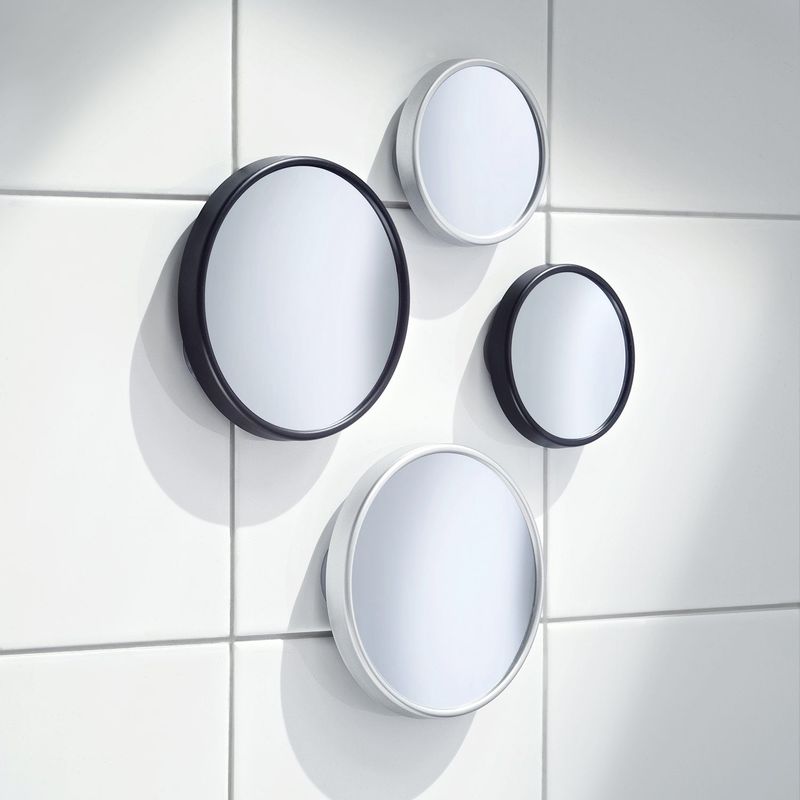 Smedbo GLOW Sminkespeil X12 Silver Sugekopp 13 cm