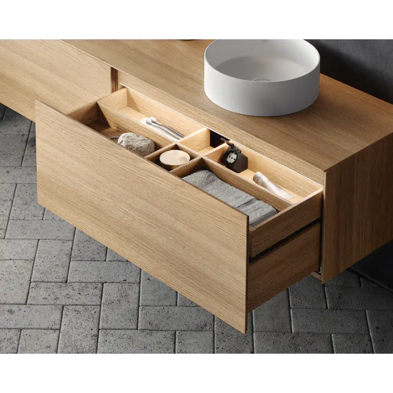Copenhagen Bath Bergen 200 cm servantskap - to skuffer