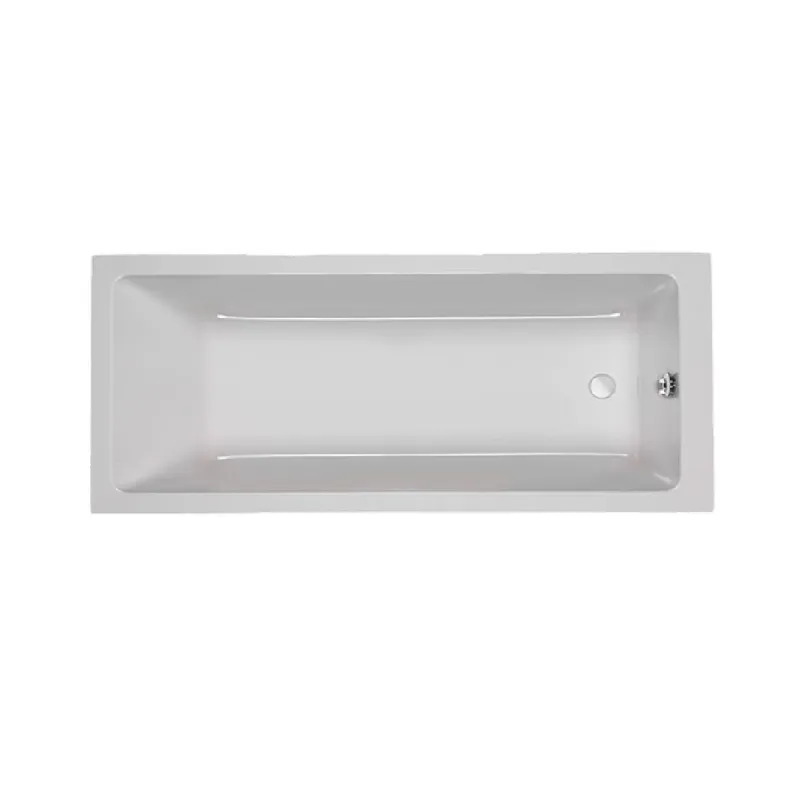 OUTLET: Strømberg Quantum Badekar 160x80 cm Innebygd Matt Hvit 