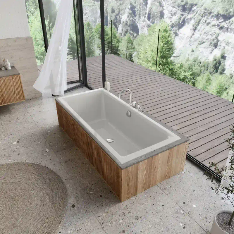 Kaldewei PURO NEXT COMBI Mod 1434 Innebygd Badekar 170x75 cm