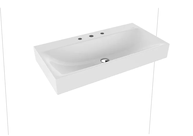 Hovedbilde Kaldewei SILENIO Vegghengt Servant Mod 3045 90x46 cm, Alpine White, 3 ...