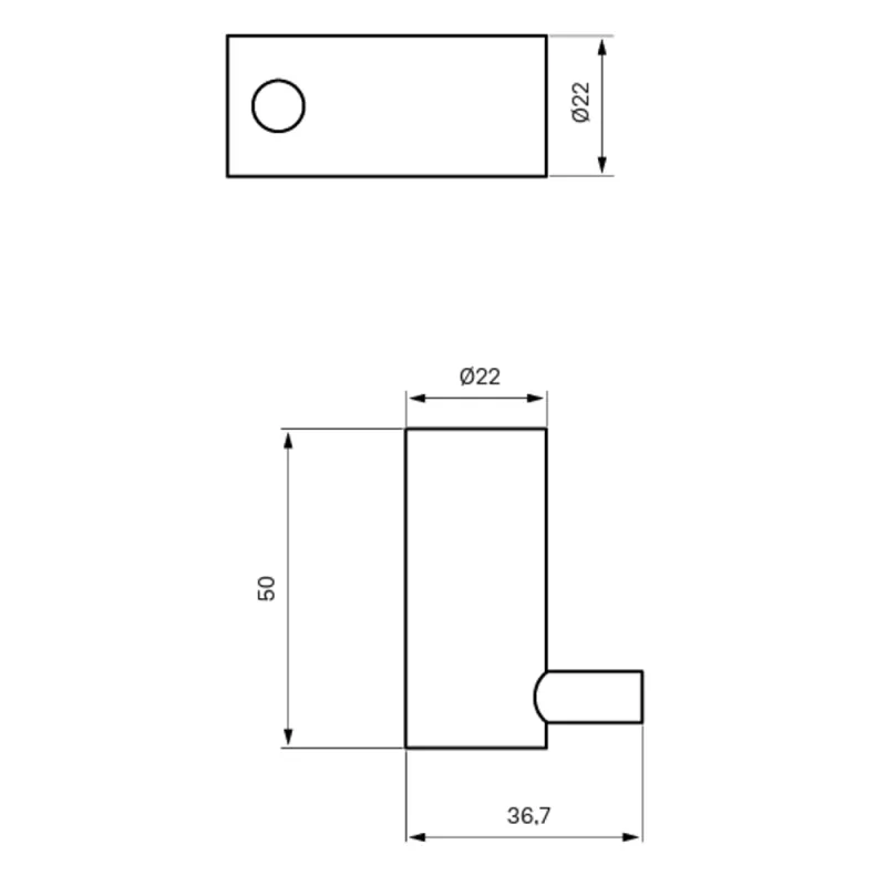 Tapwell TA242 håndklekrok