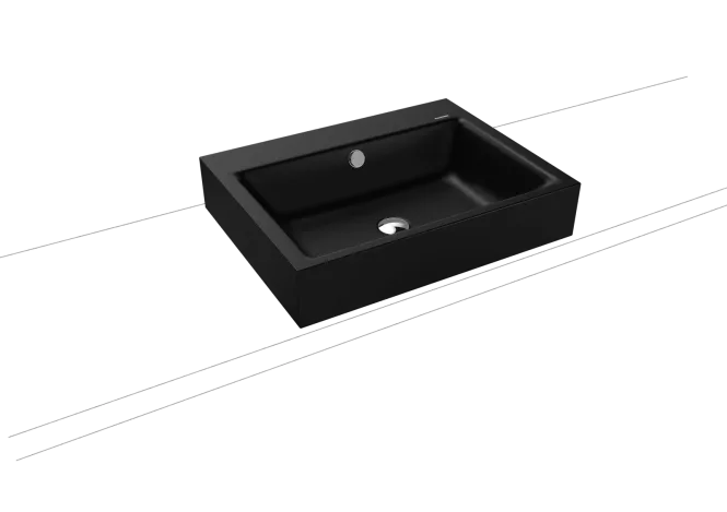 Hovedbilde Kaldewei PURO Mod 3157 Toppmontert Servant, 60x46 cm, Black Matt 100, ...