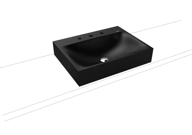Hovedbilde Kaldewei SILENIO Toppmontert Servant Mod 3042 60x46 cm, Black Matt ...