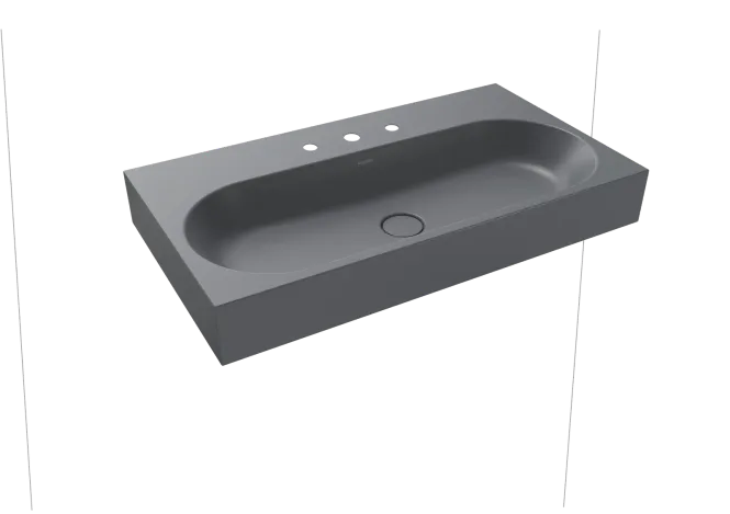 Hovedbilde Kaldewei CENTRO Mod 3062 Vegghengt Servant, 90x50 cm, Cool Grey 70, 3 ...