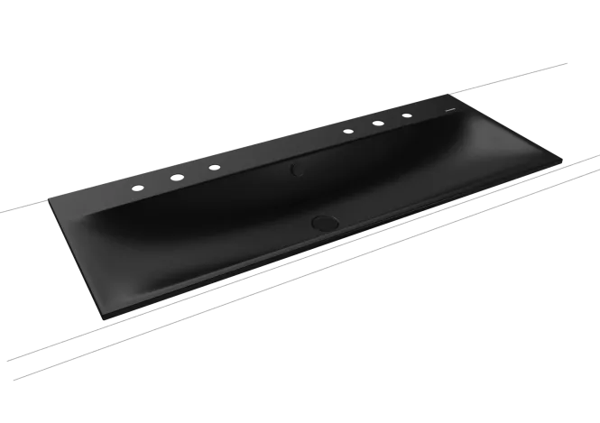 Hovedbilde Kaldewei SILENIO Nedfelt Servant Mod 3039 120x46 cm, Black Matt 100, ...