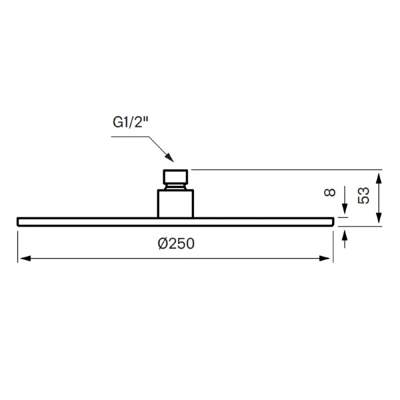 Tapwell ZSOF250 taksil ø25 cm