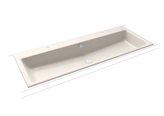 Hovedbilde Kaldewei PURO Mod 3169-D Dobbel Nedfelt Servant, 120x46 cm, Pergamon, ...
