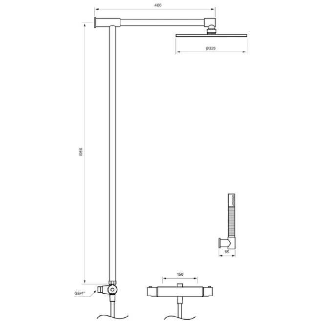 Hovedbilde Tapwell TVM300 takdusj 