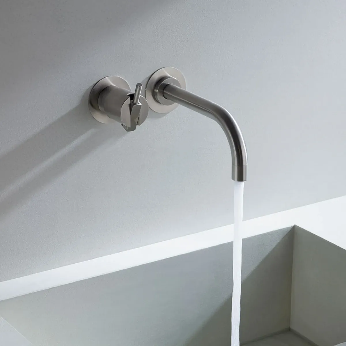 Vola 111 1-greps Innebygd Servantbatteri med 16 cm tut