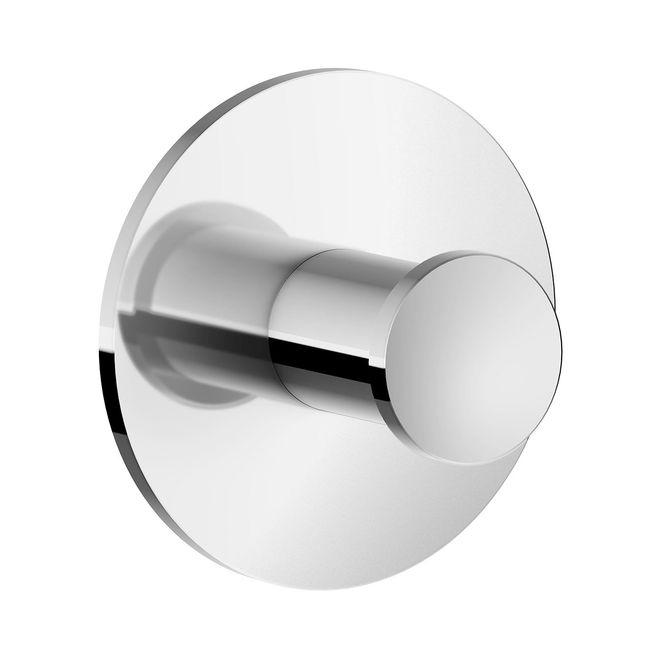 Hovedbilde Smedbo DOT Enkel krok, Selvklebende, Diam 45 mm, Polert Krom