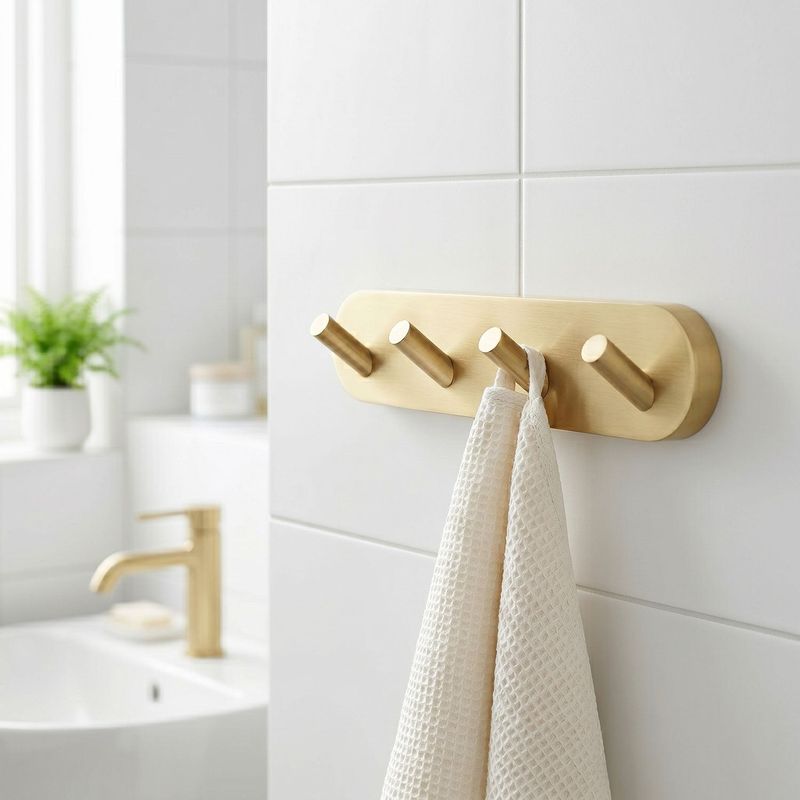 Smedbo HOME Kroklist, Børstet Messing