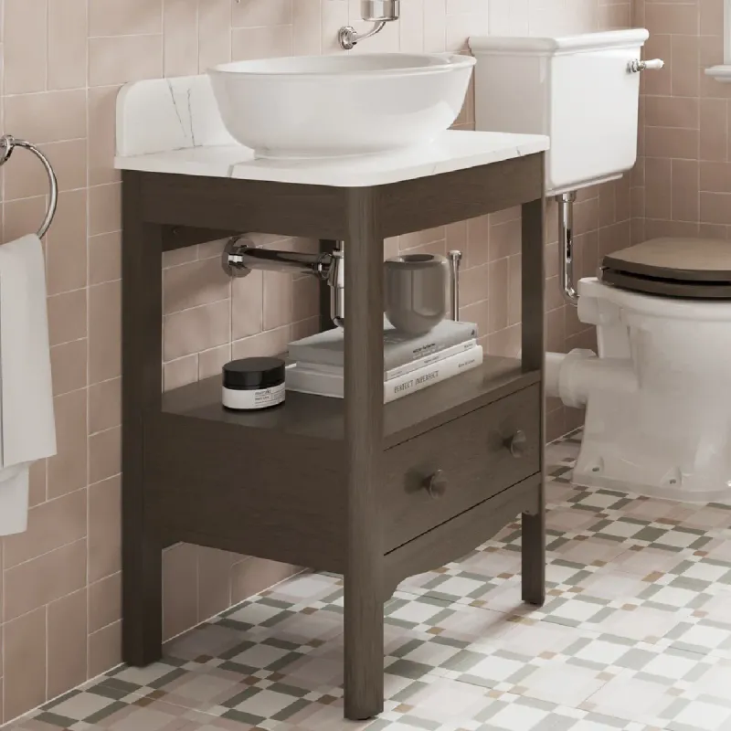 Burlington Guild Servantskap 52 cm med Carrara Benkeplate