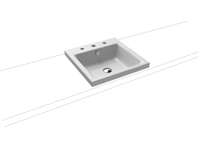 Hovedbilde Kaldewei PURO Mod 3153 Toppmontert Servant, 46x46 cm, Manhattan, 3 ...