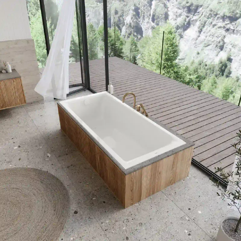 Kaldewei PURO NEXT Mod 1428 Innebygd Badekar 180x80 cm