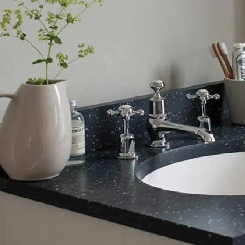 Burlington servantskap 130x55cm med benkeplate/underlimt servant