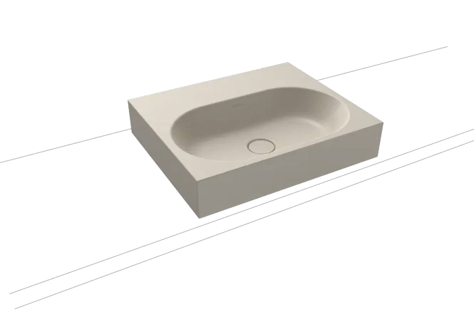 Hovedbilde Kaldewei CENTRO Mod 3057 Toppmontert Servant, 60x50 cm, Warm Grey 10, ...