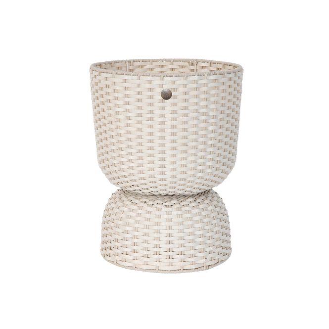 Hovedbilde Handed By Planter diabolo kurv Champagne mellomstor