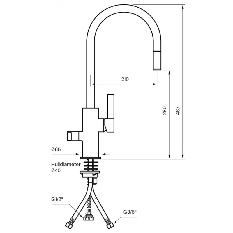 Tapwell ARM885 kjøkkenbatteri