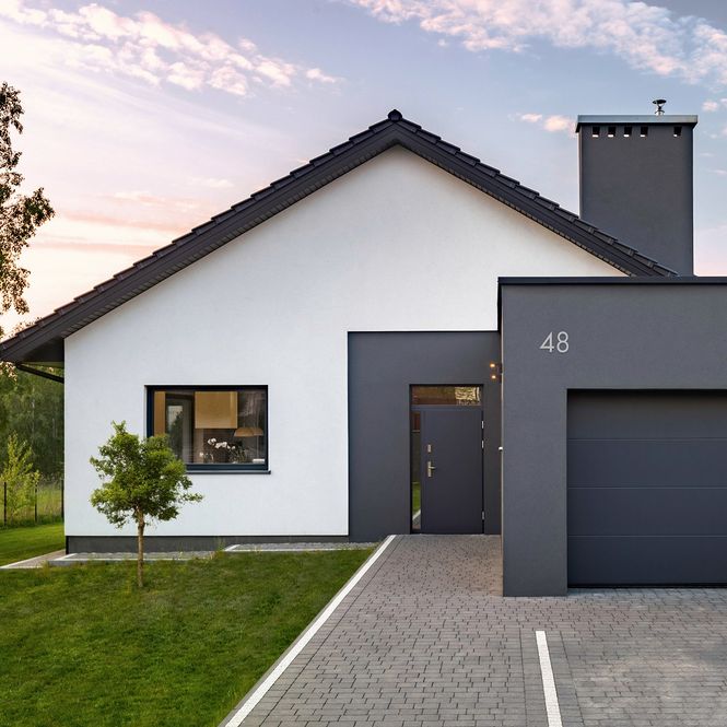 Hovedbilde Beslagsboden Husnummer 8 h 230mm, Grå