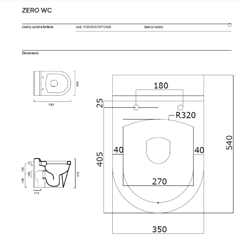 Catalano ZEROVP Toalettsete uten Soft-Close