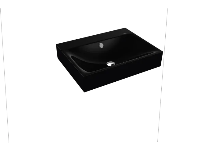 Hovedbilde Kaldewei SILENIO Vegghengt Servant Mod 3044 60x46 cm, Black Matt 100, ...