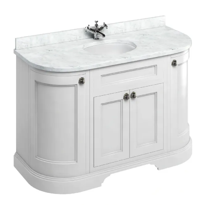 Hovedbilde Burlington servantskap 134x55cm med benkeplate/underlimt servant