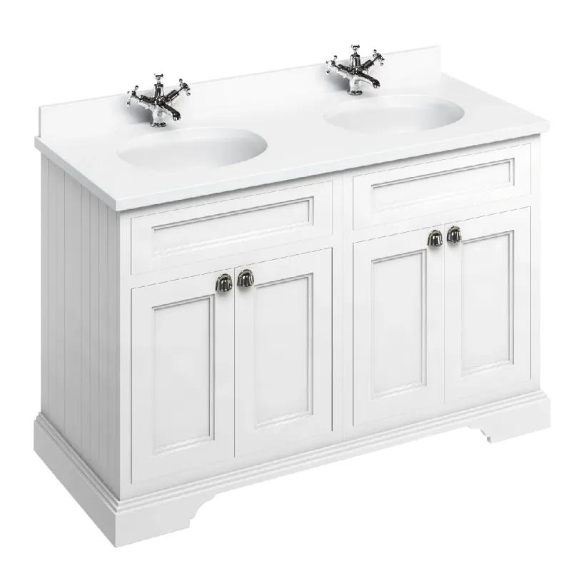 Burlington Servantskap med Benkeplate og Servant 130x55 cm 