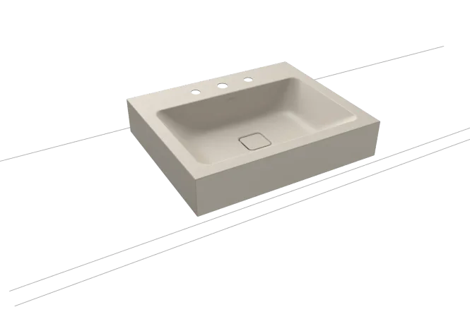 Hovedbilde Kaldewei CONO Mod 3085 Toppmontert Servant, 60x50 cm, Warm Grey 10, 3 ...