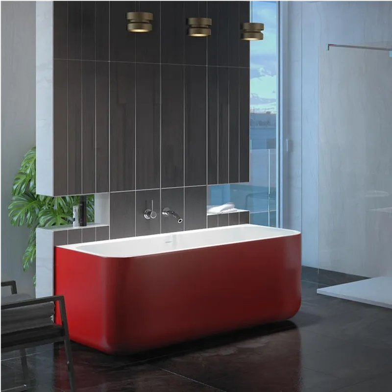 Balteco Gamma Back-To-Wall Badekar 159x71 cm