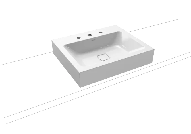 Hovedbilde Kaldewei CONO Mod 3085 Toppmontert Servant, 60x50 cm, Alpine White, 3 ...
