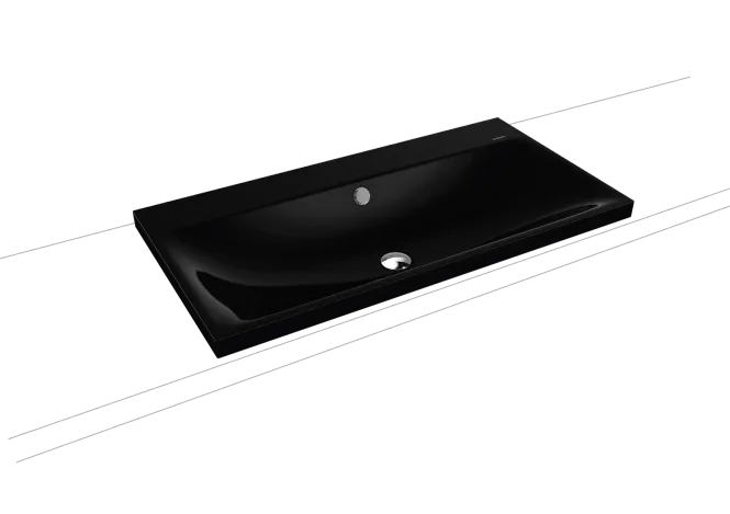 Hovedbilde Kaldewei SILENIO Toppmontert Servant Mod 3041 90x46 cm, Black Matt ...