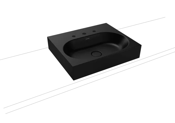 Hovedbilde Kaldewei CENTRO Mod 3057 Toppmontert Servant, 60x50 cm, Black Matt ...