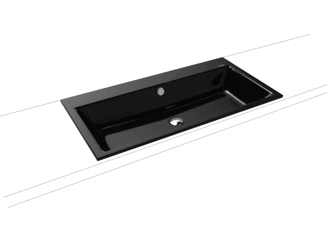 Hovedbilde Kaldewei PURO Mod 3152 Nedfelt Servant, 90x46 cm, Black, 0 kranhull, ...