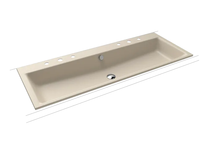Hovedbilde Kaldewei PURO Mod 3169-D Dobbel Nedfelt Servant, 120x46 cm, Warm ...