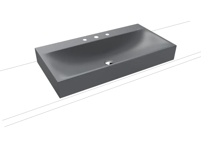 Hovedbilde Kaldewei SILENIO Toppmontert Servant Mod 3043 90x46 cm, Cool Grey 70, ...