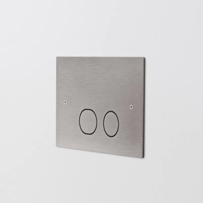INR Steel Style betjeningsplate