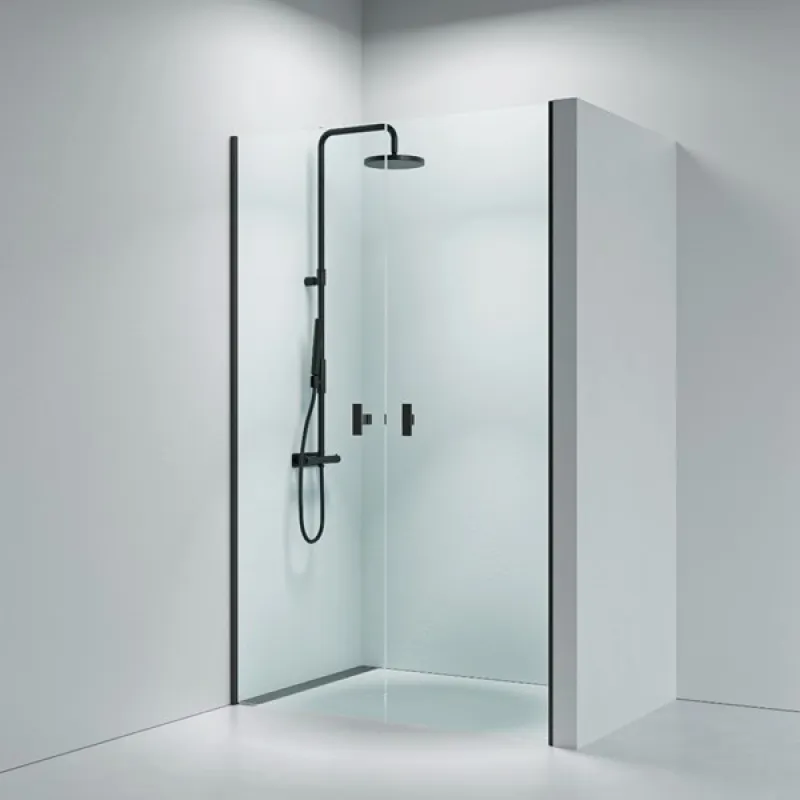 Strømberg Noma 30 Dører For Dusjnisje - Matt Sort