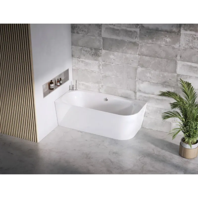 Strømberg Nino Back-To-Corner Badekar 165x75 cm