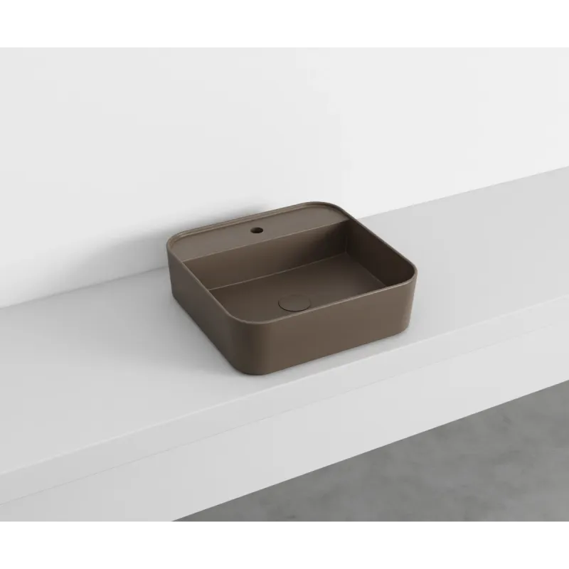 Cielo Shui Comfort firkantet servant 44x43 cm vegg/topp