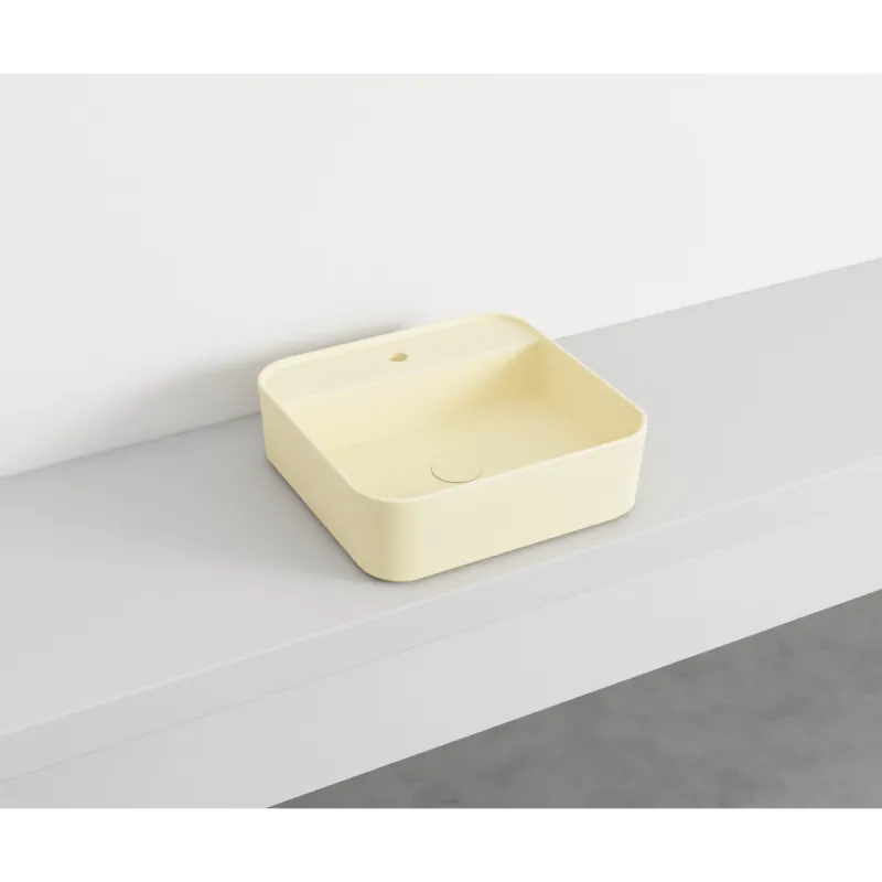Cielo Shui Comfort firkantet servant 44x43 cm vegg/topp