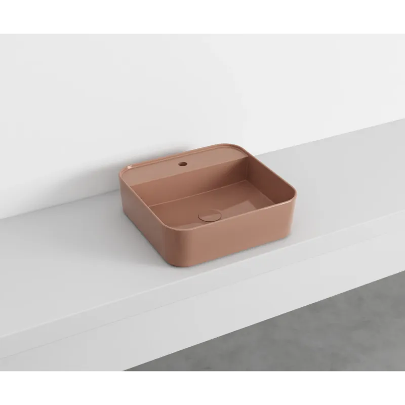 Cielo Shui Comfort firkantet servant 44x43 cm vegg/topp