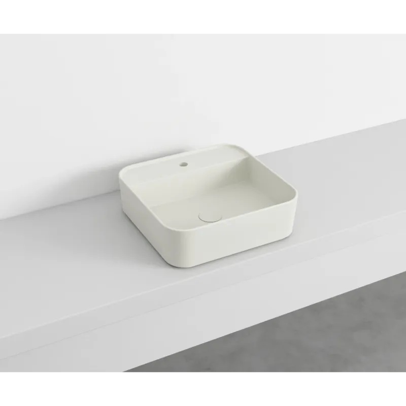 Cielo Shui Comfort firkantet servant 44x43 cm vegg/topp