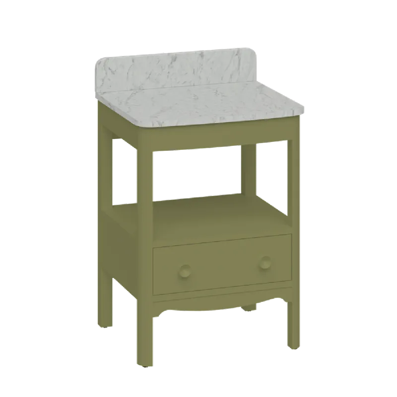 Burlington Guild Servantskap 58 cm med Carrara Benkeplate