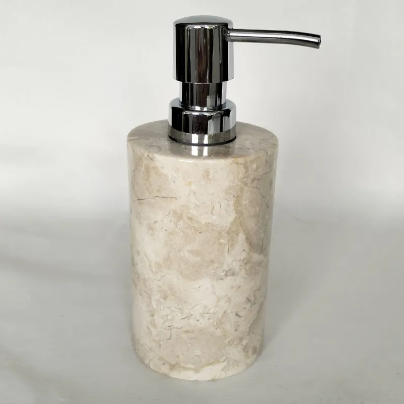Eco Deco Design Marmor Såpedispenser – Sylinder