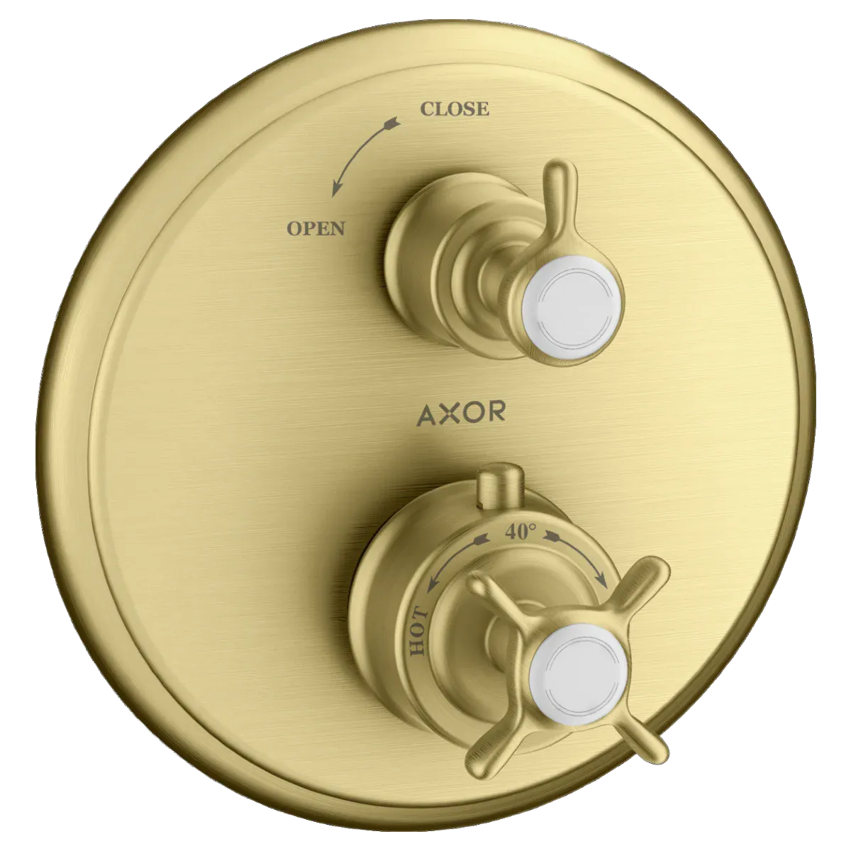 Axor Montreux Innebygd Termostatmodul med kryssgrep og avsperring - 1 uttak