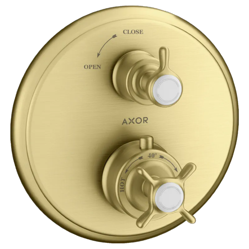 Axor Montreux Innebygd Termostatmodul med kryssgrep og avsperring - 1 uttak