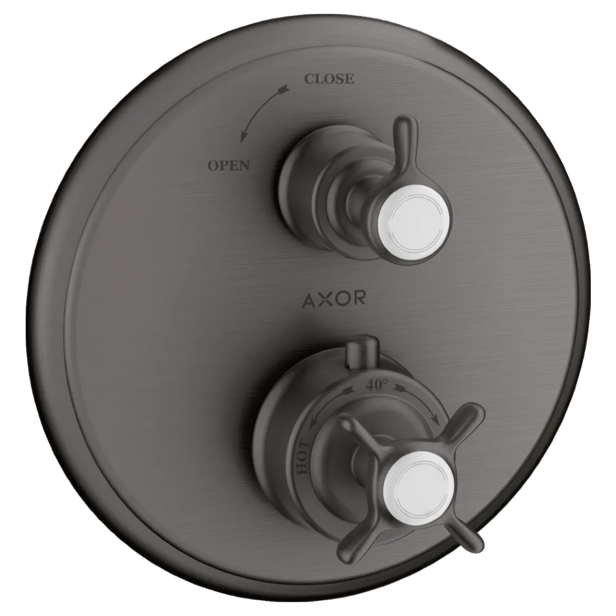 Axor Montreux Innebygd Termostatmodul med kryssgrep og avsperring - 1 uttak